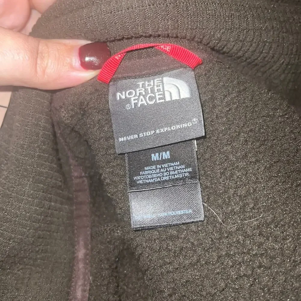 THE NORTH FACE ribbed pullover quarter zip M